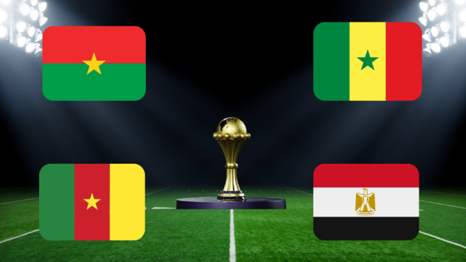 CAN 2022: Programme des matchs des demi-finales 